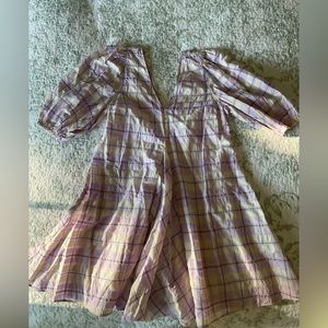 Plaid Ganni Seersucker dress